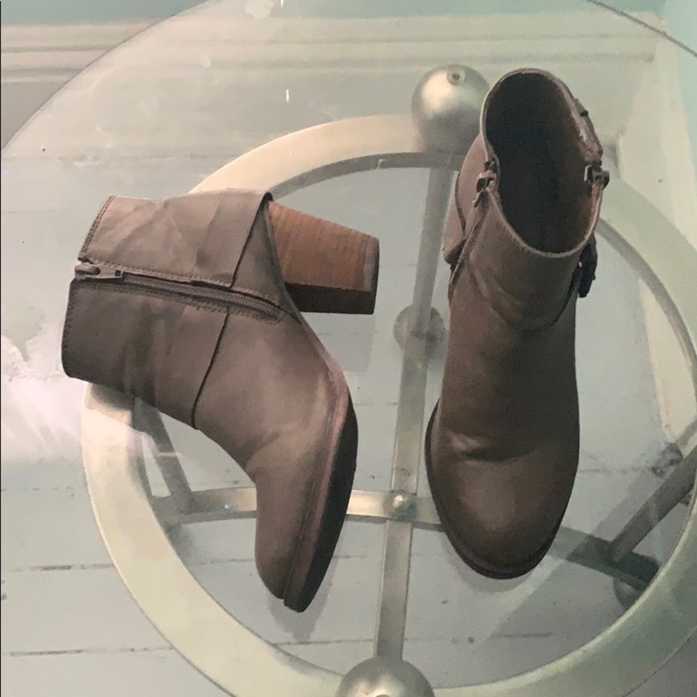 Mud Green Booties